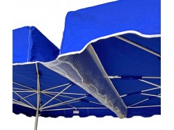 Gouttière offerte pour deux parasols forains achetés