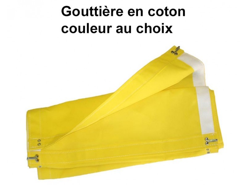 Gouttière offerte pour deux parasols forains achetés